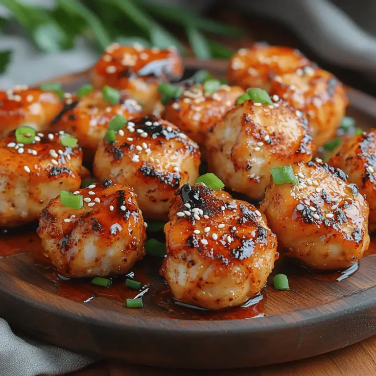 If you're on the hunt for a dish that perfectly balances savory and sweet flavors, look no further than Spicy Maple Glazed Chicken Bites. This delicious recipe marries the richness of tender chicken with the delightful sweetness of pure maple syrup, creating a mouthwatering experience that tantalizes the taste buds. Whether you're preparing a weeknight dinner, hosting friends, or planning a family gathering, these chicken bites are not only quick to prepare but also versatile enough to suit various occasions.