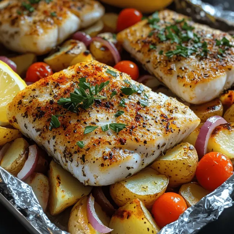 If you’re searching for a meal that combines convenience, flavor, and versatility, look no further than foil pack cooking. It’s an ingenious way to prepare meals that require minimal cleanup and maximum flavor, making it a favorite among busy families, outdoor enthusiasts, and meal-prepping aficionados alike. Today, we’ll dive into the delightful world of Herbed Fish & Potato Foil Packs—a dish that showcases the beauty of fresh ingredients while offering a simple cooking experience.