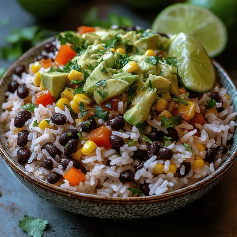 If you're searching for a dish that encapsulates vibrant flavors, nutritious ingredients, and effortless preparation, look no further than Zesty Lime & Cilantro Rice Bowls. This delightful meal combines the aromatic essence of jasmine rice with the refreshing zing of lime and the herbal brightness of cilantro, creating a well-rounded bowl that not only satisfies the palate but also nourishes the body.