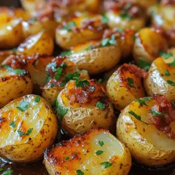When it comes to comfort food, few dishes can compete with Sweet & Savory Honey Bacon Roasted Potatoes. This delightful recipe combines the irresistible flavors of crispy bacon and sweet honey, all enveloped around tender roasted baby potatoes. Whether you’re looking for a side dish to complement a family dinner, a potluck favorite, or even a unique breakfast option, these roasted potatoes are sure to impress. Their appeal lies not only in their mouthwatering taste but also in their versatility. You can serve them alongside grilled meats, incorporate them into a brunch spread, or enjoy them as a tasty snack on their own.