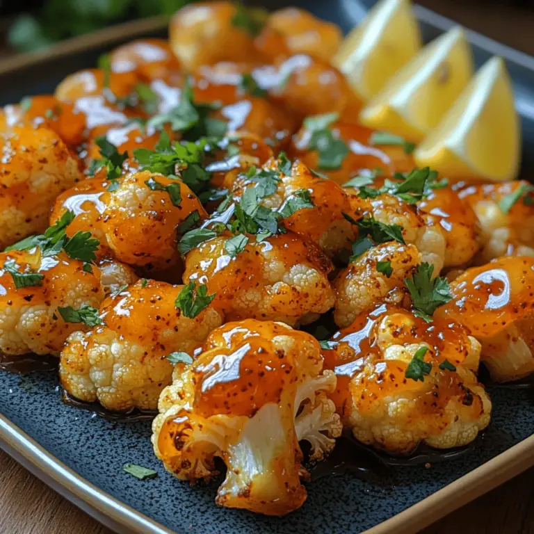 Sweet and Spicy Baked Cauliflower is not just a side dish; it’s a celebration of flavors that can stand on its own as a main course or serve as an exciting accompaniment to any meal. This versatile vegetarian option has gained immense popularity in modern cooking, and for good reason. With its unique ability to absorb flavors, cauliflower has become a darling among health-conscious eaters and culinary adventurers alike.
