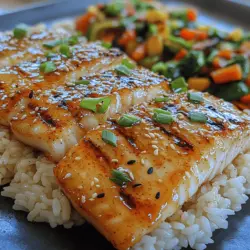 Mahi Mahi, also known as dolphinfish, is a versatile and flavorful fish option that has gained popularity among seafood enthusiasts and home cooks alike. With its firm texture and mildly sweet flavor, Mahi Mahi is perfect for grilling, baking, or pan-searing. In this Sweet Soy Glazed Mahi Mahi recipe, we will take this delightful fish and elevate it with a rich, Asian-inspired glaze that marries sweet and savory notes beautifully.