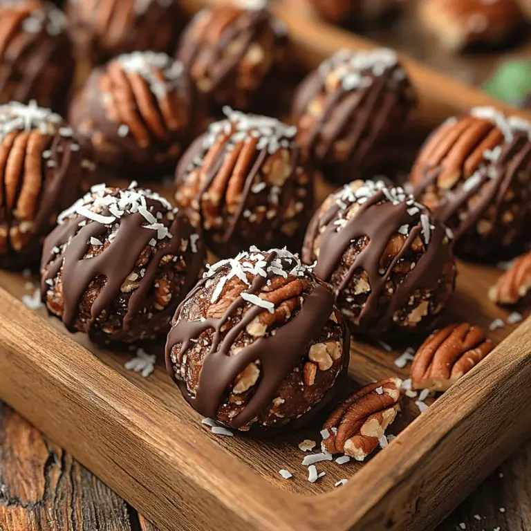 If you’re searching for a healthy dessert that satisfies your sweet tooth without the guilt, look no further than Pecan Pie Balls. These delightful bites are a wholesome twist on traditional pecan pie, providing all the rich, nutty flavors you love, minus the hassle of baking. With their no-bake preparation method, Pecan Pie Balls have surged in popularity among health-conscious dessert lovers who appreciate the simplicity and speed of creating delicious snacks that cater to various dietary preferences.