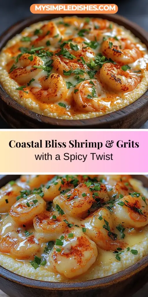 Delight in the flavors of Southern comfort with Coastal Bliss Shrimp & Grits with Spicy Butter. This iconic dish blends creamy, stone-ground grits with succulent shrimp and a mouthwatering spicy butter that adds a flavorful kick. Perfect for any occasion, from casual dinners to elegant brunches, this recipe pays homage to its roots while inviting culinary creativity. Explore the rich history, fresh ingredients, and easy preparation steps that will elevate your dining experience. Enjoy a taste of coastal bliss!