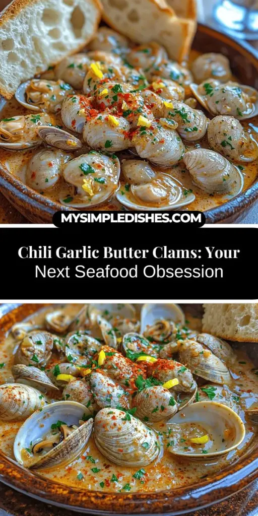 Discover the mouthwatering delight of Chili Garlic Butter Clams, a dish that brings the essence of coastal dining straight to your kitchen. This simple yet sophisticated recipe features tender clams sautéed in a rich blend of garlic, butter, and chili, creating an aromatic sauce that’s irresistible. Perfect for gatherings or a cozy meal, serve it with crusty bread to soak up the flavorful broth. Dive into this culinary adventure and impress your family and friends!