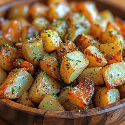 Roast potatoes hold a cherished place in culinary traditions across the globe, embodying a comforting, homely essence that elevates any dining experience. From family gatherings to festive feasts, the golden, crispy exterior and fluffy interior of perfectly roasted potatoes make them a beloved side dish that complements a myriad of meals, whether it’s a hearty roast chicken, succulent lamb, or a vibrant vegetarian casserole. The simple act of roasting potatoes can transform them into a star dish, and among the myriad of recipes, the Golden Crunch Roast Potatoes stand out for their unparalleled crunch and rich flavor.