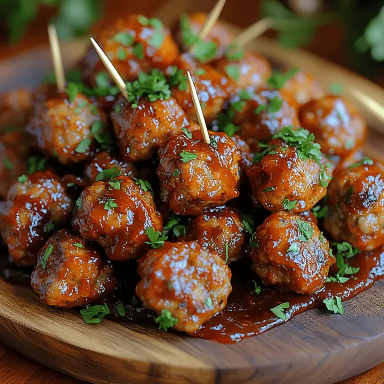 Meatballs have long held a beloved place in kitchens around the world, celebrated for their versatility and comforting appeal. Whether served as a hearty main dish, nestled in a sub sandwich, or presented as bite-sized appetizers at a gathering, meatballs can adapt to any occasion. Among the myriad of ways to prepare this classic dish, the Smoky Sweet BBQ Meatballs stand out for their unique flavor profile that marries the richness of meat with the delightful sweetness and smokiness of barbecue sauce.