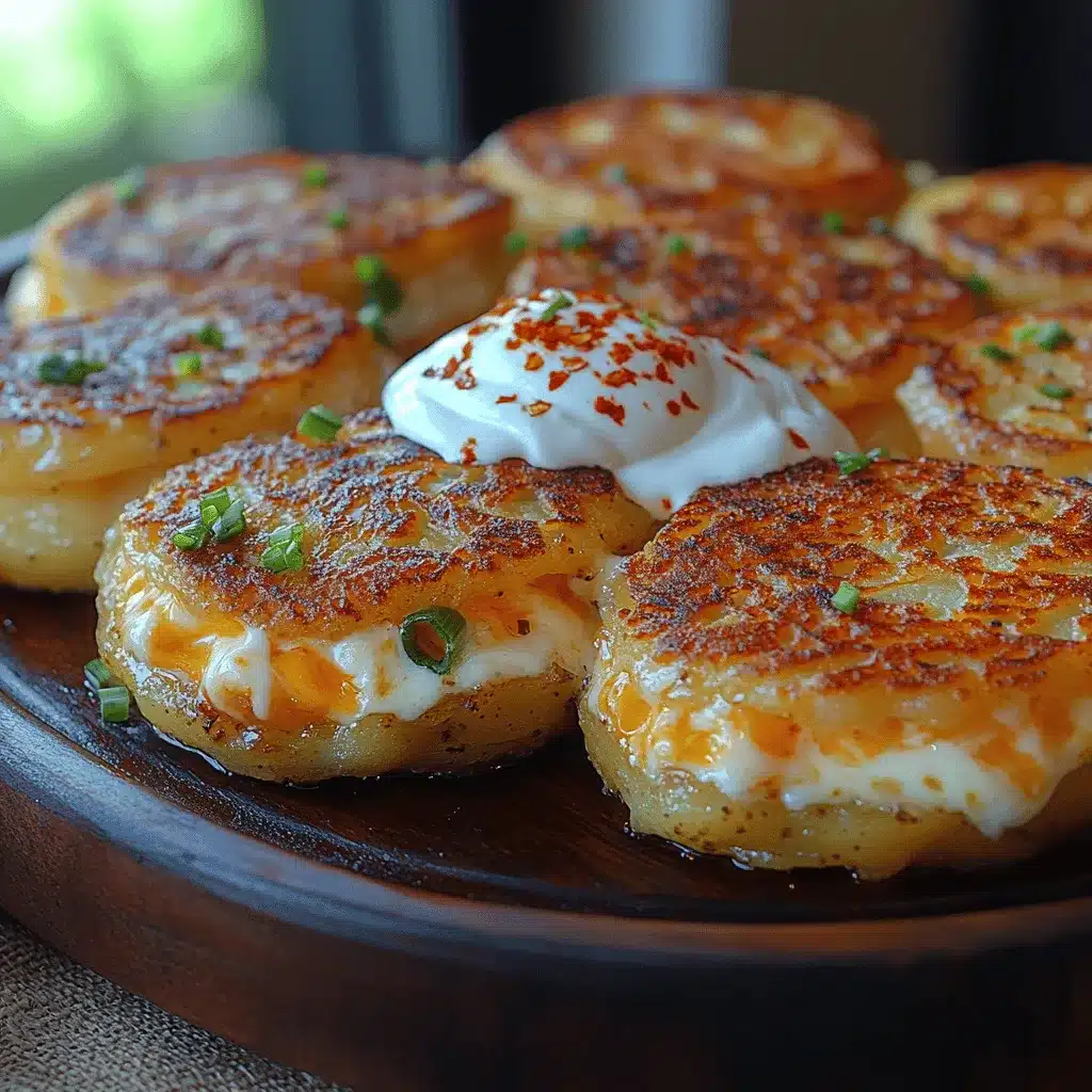 Potato pancakes have long been cherished as a comforting and versatile dish across various cultures. Known as latkes in Jewish cuisine, rösti in Swiss traditions, or simply potato fritters in many households, potato pancakes evoke memories of warmth and home-cooked meals. They effortlessly blend simplicity and satisfaction, making them a beloved staple for breakfast, lunch, or dinner. Now, imagine taking this timeless comfort food and elevating it to new heights with a delightful twist—introducing the Cheesy Delight Stuffed Potato Pancakes.