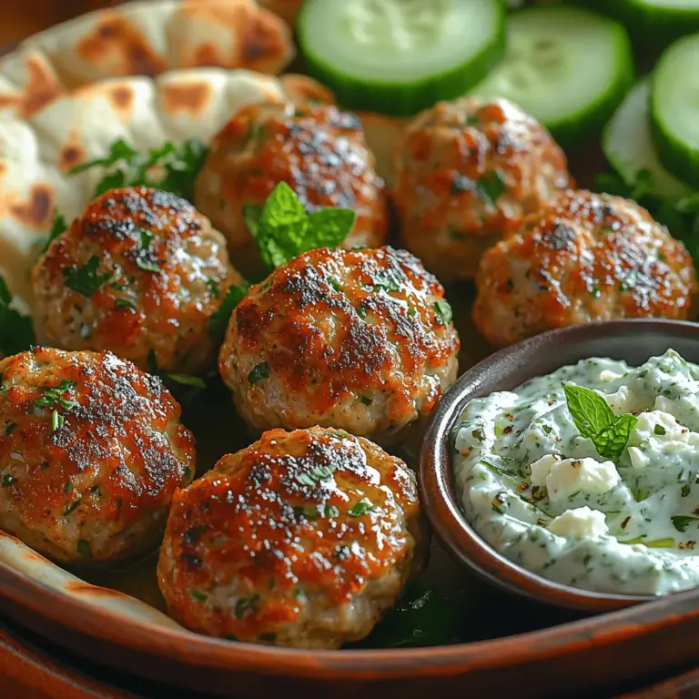 In recent years, Mediterranean cuisine has surged in popularity, captivating food enthusiasts and health-conscious individuals alike with its vibrant flavors and wholesome ingredients. The Mediterranean diet emphasizes fresh produce, healthy fats, and lean proteins, making it not only delicious but also beneficial for overall health. One dish that perfectly embodies these principles is the Zesty Mediterranean Turkey Meatballs. Packed with flavor and nutrition, these meatballs serve as a fantastic option for anyone looking to incorporate healthy meals into their diet without sacrificing taste.