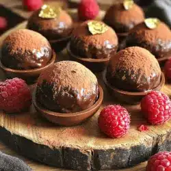 Food has an incredible power to evoke emotions, create lasting memories, and foster connections between people. The act of sharing a meal or a sweet treat can turn mundane moments into cherished experiences, making it no surprise that we often turn to food to express our affections. One such delightful creation that embodies love and indulgence is the Heartfelt Chocolate Raspberry Truffles. These exquisite confections are not only a feast for the senses but also a symbol of heartfelt emotions, perfect for anniversaries, Valentine's Day, or any occasion where you want to show someone you care.