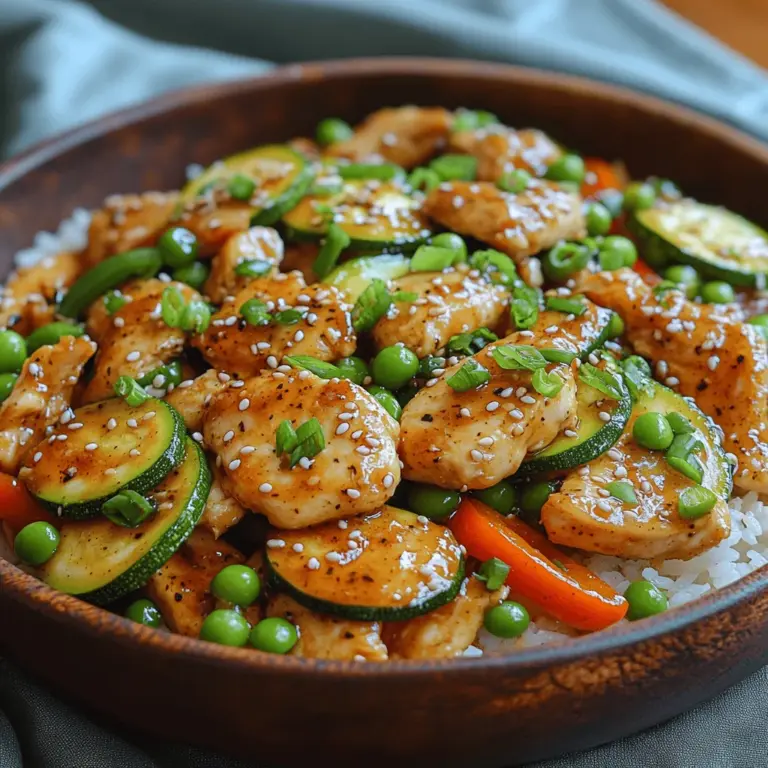 In the realm of quick and nutritious meals, few dishes can match the appeal of a zesty chicken zucchini stir fry. This vibrant and colorful dish not only brings a delightful medley of flavors to the table but also embodies the essence of modern cooking—healthy, easy, and delicious. As busy lifestyles often demand quick solutions in the kitchen, this stir fry stands out as a perfect choice, combining lean protein with an array of fresh vegetables.