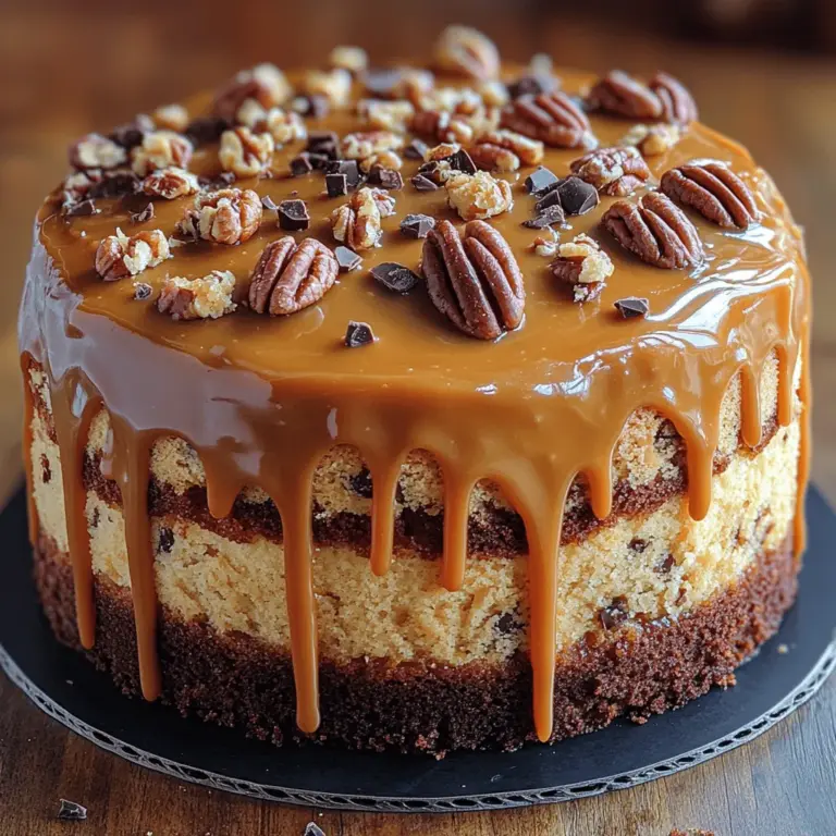 If you’re looking for a cake that embodies indulgence and decadence, look no further than the Caramel Toffee Crunch Cake. This delightful dessert is a celebration of rich flavors and varied textures, making it an irresistible choice for any occasion. Imagine layers of moist cake draped in luscious caramel frosting, topped with a crunchy toffee layer that provides a satisfying contrast to the soft, tender cake beneath. Whether you’re hosting a birthday party, celebrating a special milestone, or simply treating yourself to something sweet, this cake guarantees to impress and satisfy.