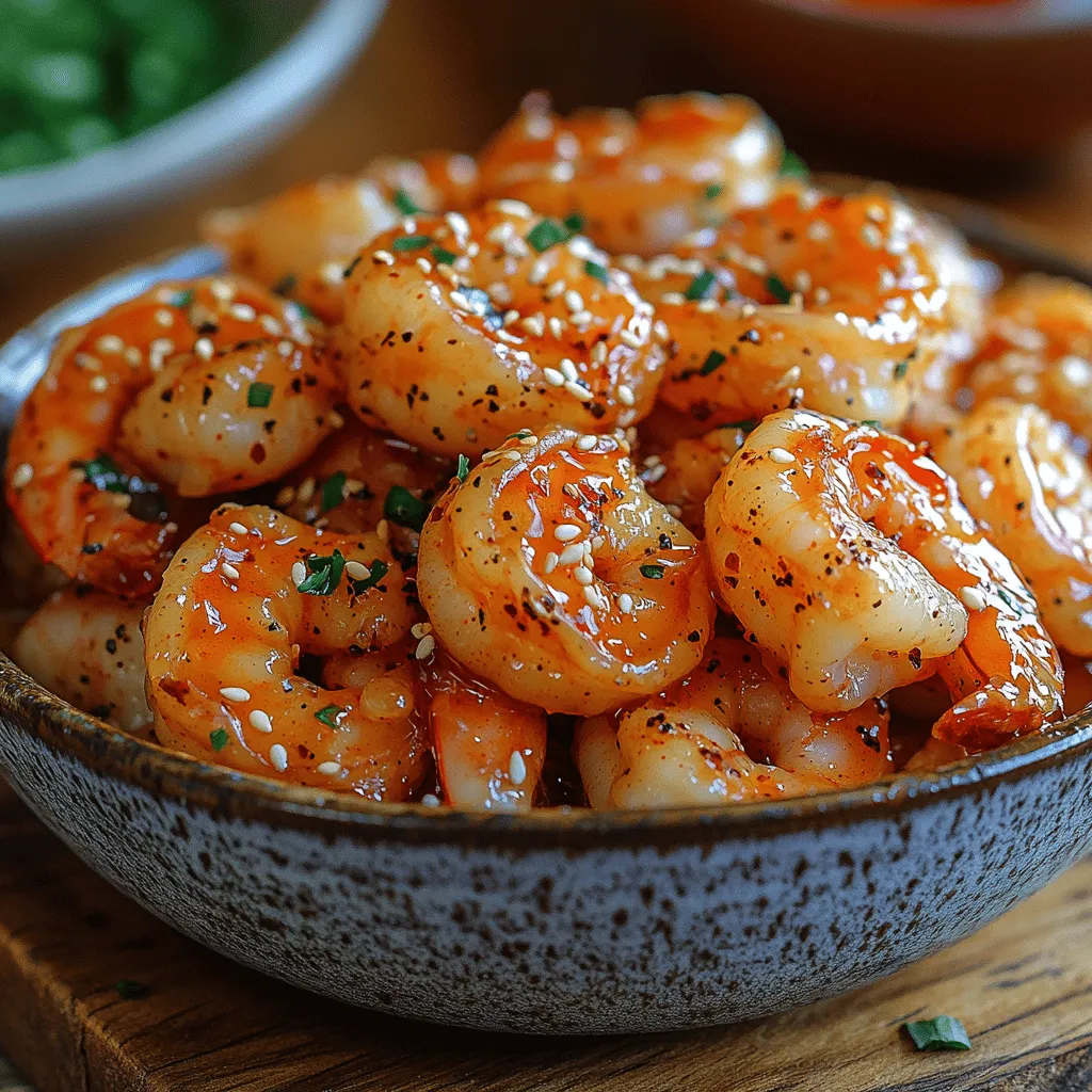 Welcome to the tantalizing world of Sweet & Spicy Honey Garlic Shrimp! This dish is not just a meal; it's an experience that delights the palate with its perfect balance of sweetness and heat. Imagine succulent shrimp coated in a glossy, flavorful sauce that is both sticky and savory, with a kick that keeps you coming back for more. Sweet & Spicy Honey Garlic Shrimp combines the richness of honey with the boldness of sriracha, making it a favorite among seafood lovers and those who appreciate a burst of flavor in every bite.