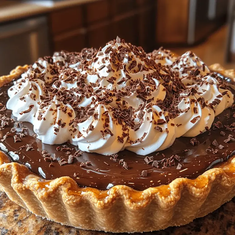The secret to Grandma’s Decadent Chocolate Pie lies in the careful selection of its ingredients. Each component plays a vital role in contributing to the pie's rich flavor and delightful texture. Let’s explore the key ingredients that come together to create this indulgent dessert.
