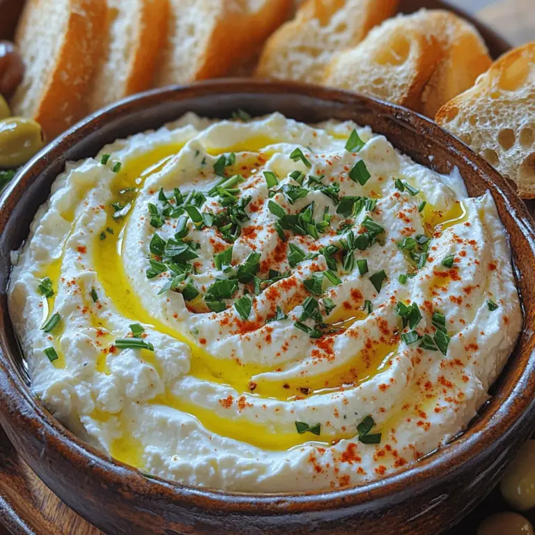 If you’re looking for a dish that embodies both simplicity and sophistication, look no further than seasoned whipped ricotta with herb infusion. This delightful spread is not only easy to prepare but also offers a rich tapestry of flavors that can elevate any gathering, be it a casual get-together or an elegant dinner party. The creamy texture of ricotta cheese, combined with the aromatic essence of fresh herbs, creates a versatile appetizer that can stand on its own or complement a variety of accompaniments.