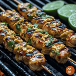 Thai cuisine is a vibrant tapestry of flavors, characterized by its aromatic herbs and spices, and an exquisite balance between sweet, sour, salty, and spicy notes. One dish that perfectly encapsulates these qualities is Easy Grilled Thai Chicken Skewers. With their tender, marinated chicken grilled to perfection, these skewers are not just a meal; they are an experience that brings the essence of Thai street food right to your backyard or dining table.