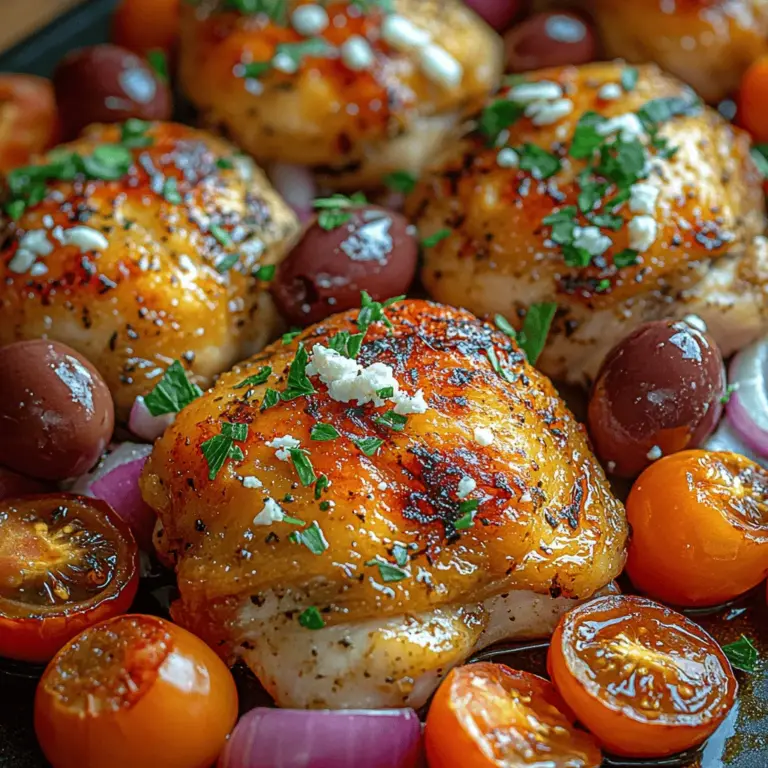 Chicken Thighs: At the heart of the Greek Air Fryer Chicken Delight are the chicken thighs. Opting for boneless, skinless chicken thighs is essential for this recipe, as they provide a perfect balance of flavor and tenderness. Unlike chicken breasts, which can often dry out when cooked, thighs are naturally more succulent and juicy. Their higher fat content not only adds depth of flavor but also keeps the meat moist during cooking. This makes chicken thighs particularly well-suited for marinades, allowing them to absorb flavors better than other cuts.