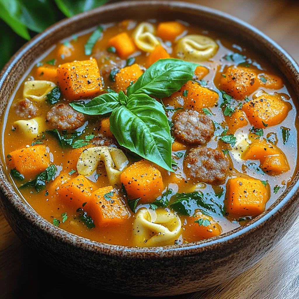 As the seasons change and cooler weather settles in, there's nothing quite like a warm, comforting bowl of soup to nourish the body and soul. Among the myriad of soup options available, the Cozy One-Pot Butternut Squash and Sausage Tortellini Soup stands out for its rich flavors, hearty texture, and simplicity. This recipe not only embodies the essence of comfort food but also highlights the beauty of seasonal ingredients, making it an ideal choice for chilly autumn evenings.