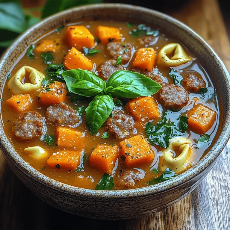 As the seasons change and cooler weather settles in, there's nothing quite like a warm, comforting bowl of soup to nourish the body and soul. Among the myriad of soup options available, the Cozy One-Pot Butternut Squash and Sausage Tortellini Soup stands out for its rich flavors, hearty texture, and simplicity. This recipe not only embodies the essence of comfort food but also highlights the beauty of seasonal ingredients, making it an ideal choice for chilly autumn evenings.