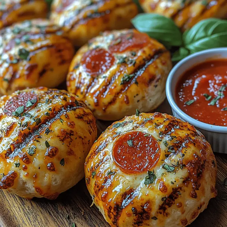 Cheesy Pepperoni Pizza Bombs are the ultimate snack or appetizer for pizza lovers everywhere, combining the delightful flavors of pizza with the convenience of a bite-sized treat. Perfect for parties, game days, or a cozy night in, these cheesy delights are sure to impress family and friends alike. With their gooey cheese center and savory pepperoni wrapped in a fluffy dough, they capture the essence of pizza in a fun, portable format.