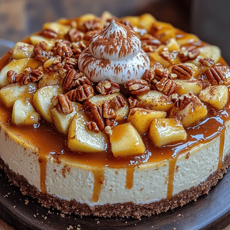 Cheesecake has long held a special place in the hearts of dessert lovers around the world. Its creamy, velvety texture and rich flavor offer a perfect canvas for a multitude of toppings and flavor combinations. From classic New York-style cheesecakes to more adventurous varieties, this dessert never fails to impress. Among the many interpretations of cheesecake, the Caramel Apple Cheesecake stands out as a seasonal favorite that captures the essence of autumn in every bite.