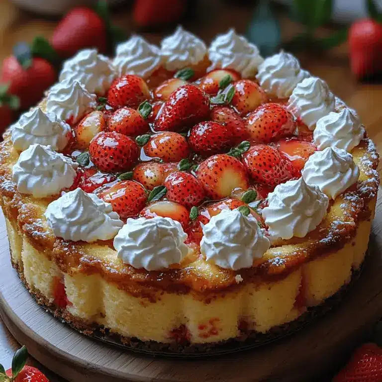 As the sun begins to shine brightly and the days grow longer, there’s nothing quite like a dessert that captures the essence of summer. Enter the Heavenly Strawberry Shortcake Poke Cake, a delightful fusion of classic strawberry shortcake and the innovative poke cake phenomenon that is sure to become a staple at your warm-weather gatherings. This cake is not just a feast for the eyes; its layers of fluffy cake, luscious strawberry filling, and creamy topping create a delightful explosion of flavor that will leave your guests clamoring for seconds.