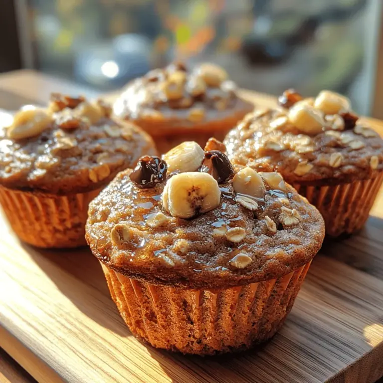 In our fast-paced lives, finding nutritious breakfast options can often feel like an insurmountable challenge. Many of us struggle to balance convenience with health, leading to rushed mornings filled with less-than-ideal food choices. Enter the Wholesome Banana Oatmeal Muffins—an ideal solution that combines the goodness of oats and bananas with the convenience of a grab-and-go treat, making it easy to start your day on a healthy note.