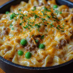In the world of culinary delights, few things warm the heart and soothe the soul quite like comfort food. These beloved dishes often evoke fond memories of family gatherings, shared laughter, and cozy evenings spent around the dinner table. Whether it’s a steaming bowl of hearty chili or a rich lasagna, comfort food has a unique ability to bring people together, providing not just nourishment, but also a sense of belonging and warmth. Among the many contenders in this cherished category, Cheesy Beef and Noodles Delight stands out as a quintessential comfort dish, perfectly embodying the essence of homestyle cooking.