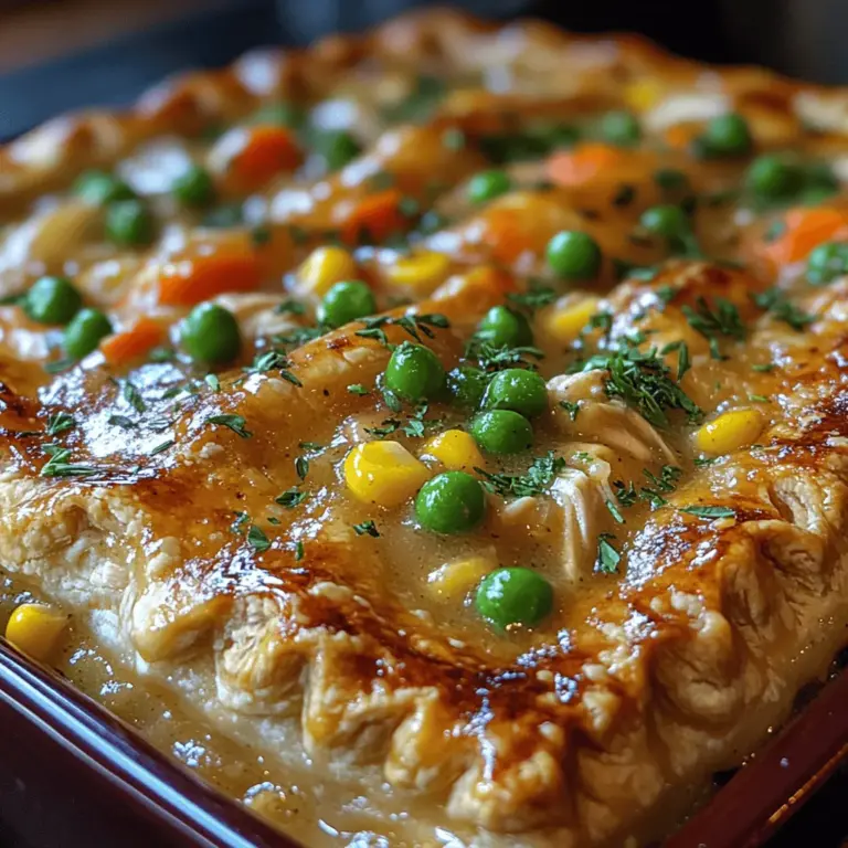 Comfort food holds a special place in our hearts and kitchens, embodying the warmth and nostalgia of home-cooked meals. These dishes often evoke fond memories of family gatherings, cozy evenings, and a sense of belonging. Among the pantheon of beloved comfort foods, the Hearty Chicken Pot Pie Casserole stands out as a quintessential favorite. Its rich, savory filling and flaky crust create a dish that is not only satisfying but also perfect for sharing with loved ones.