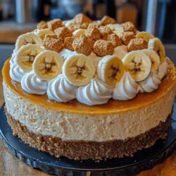 In the world of desserts, few creations can rival the creamy, lusciousness of a cheesecake. This classic dessert has captivated palates for generations, evolving into countless variations that cater to diverse taste preferences. Among these variations, the Banana Bliss Cheesecake stands out for its delightful combination of flavors and textures. Imagine a dessert that seamlessly merges the rich creaminess of traditional cheesecake with the sweet, tropical notes of ripe bananas. This enticing union results in a cheesecake that is not only a feast for the eyes but also a veritable treat for the taste buds.