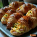 The culinary world has seen a rise in croissant-based recipes, and it’s no wonder why. The flaky, buttery layers of a croissant provide a perfect canvas for both sweet and savory fillings. Baked Breakfast Croissant Boats cater perfectly to our busy lifestyles, offering a meal that is not only quick to prepare but also incredibly satisfying. As mornings can often be rushed, this recipe allows you to create a delicious breakfast that feels indulgent without requiring hours in the kitchen.