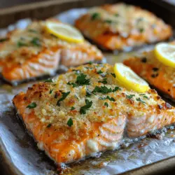 In the vast expanse of the culinary world, few ingredients boast the same level of acclaim as salmon. This delectable fish is not just a staple for seafood enthusiasts; it also holds a revered place in health-conscious diets. Our focus today is on a recipe that beautifully showcases salmon's versatility: Baked Parmesan Crusted Salmon. This dish effortlessly marries the rich, buttery flavors of salmon with a crunchy, cheesy topping that elevates the entire dining experience.