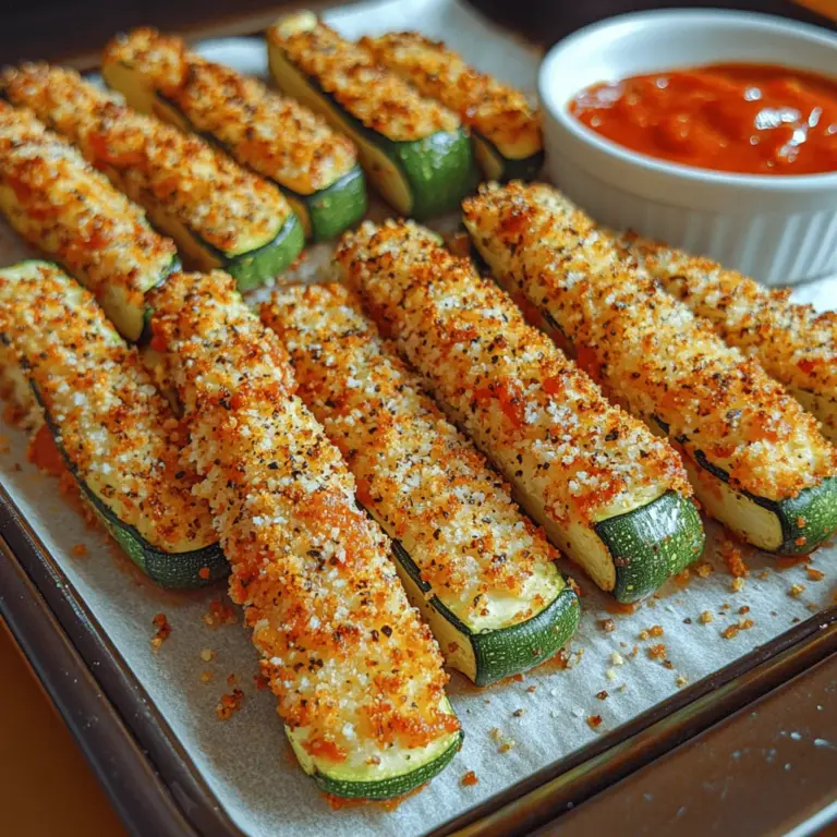 Zucchini is one of the most versatile vegetables in the culinary world, celebrated not only for its mild flavor but also for its adaptability in a wide range of dishes. From savory stir-fries to light salads, zucchini seamlessly integrates into various recipes, making it a staple ingredient for health-conscious home cooks. In recent years, the demand for healthier snacking options has surged, as more people are seeking tasty alternatives to traditional snacks that often fall short on nutritional value. Enter Crunchy Zucchini Delight Fries—a delightful twist on the classic French fry that allows you to indulge without the guilt.