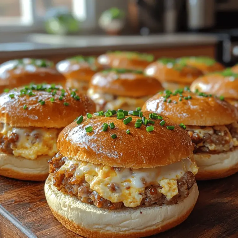 To craft the perfect Morning Bliss Sliders, let's take a closer look at the key ingredients that contribute to their delightful taste and satisfying texture.