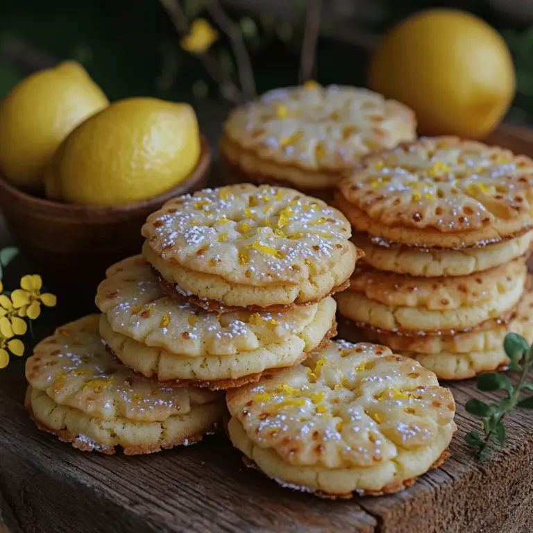 Citrus desserts have a special allure that captivates both the eyes and the palate. Their vibrant flavors and refreshing notes make them a beloved choice for dessert enthusiasts. Among the diverse array of citrus desserts, lemon cookies stand out with their bright, zesty flavor that can elevate any occasion. Zesty Lemon Blossom Cookies, in particular, embody the essence of springtime with their delightful balance of sweetness and tang. These cookies are not only delicious but also visually appealing, perfect for a sunny picnic or a cozy tea party.