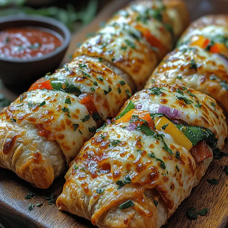 If you’re looking for a mouthwatering snack that combines convenience with health benefits, look no further than Veggie Delight Pizza Rolls. These delightful treats are not only packed with flavor but also loaded with nutrition, making them a perfect option for both kids and adults. The appeal of Veggie Delight Pizza Rolls lies in their versatility; they can be served as a fun appetizer for a party, a quick lunch option, or even a wholesome dinner alongside a salad.