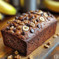 In the world of baked goods, few recipes evoke the comforting nostalgia of homemade chocolate chip banana bread. This delightful treat combines the natural sweetness of ripe bananas with the rich, melt-in-your-mouth decadence of chocolate chips, creating a loaf that is perfect for breakfast, snacks, or dessert. Whether you’re looking to use up overripe bananas or simply indulge in a delicious treat, this Ultimate Chocolate Chip Banana Bread recipe is sure to satisfy your cravings.