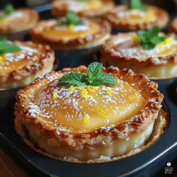 Are you ready to indulge in a dessert that's as fun to make as it is to eat? Let us introduce you to the delightful world of Impossible Pies, specifically our Zesty Baby Lemon Impossible Pies. This unique culinary creation is an exciting twist on traditional pie-making that results in two distinct textures within one delectable baked good: a creamy custard layer and a light, cake-like layer. The zesty flavor profile of these mini lemon pies is both invigorating and refreshing—making them the perfect addition to any gathering, celebration, or even just a special afternoon snack.