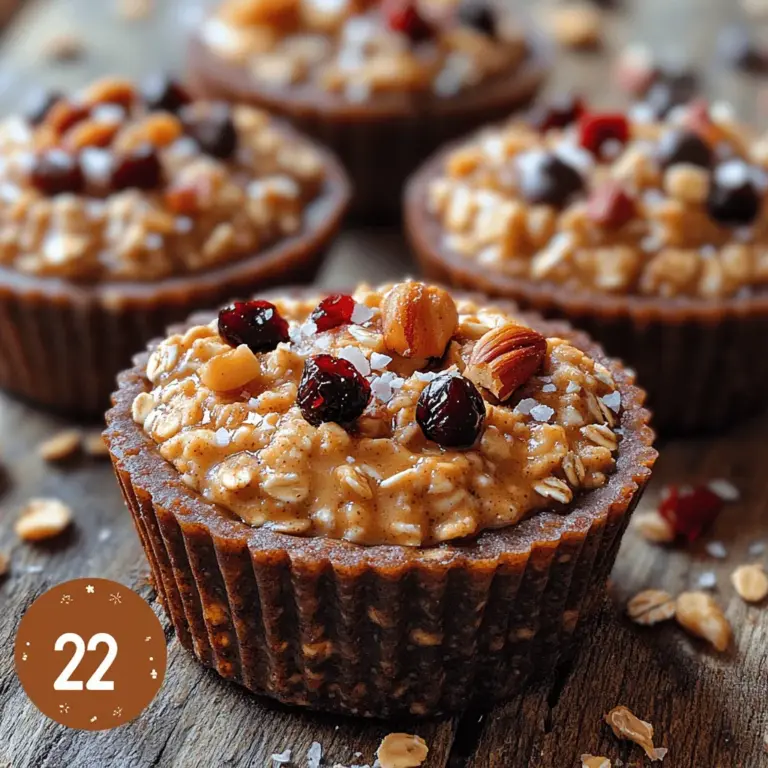 In recent years, the trend of healthy snacking and meal prep has surged, reflecting an increasing awareness of the importance of nutrition in our daily lives. As busy schedules often lead to hasty meal choices, many individuals are turning to wholesome snacks that not only satisfy cravings but also nourish the body. One such delightful option is the Peanut Butter Bliss Oat Cups—a nutritious, delicious, and easy-to-make recipe that can seamlessly fit into your meal prep routine.