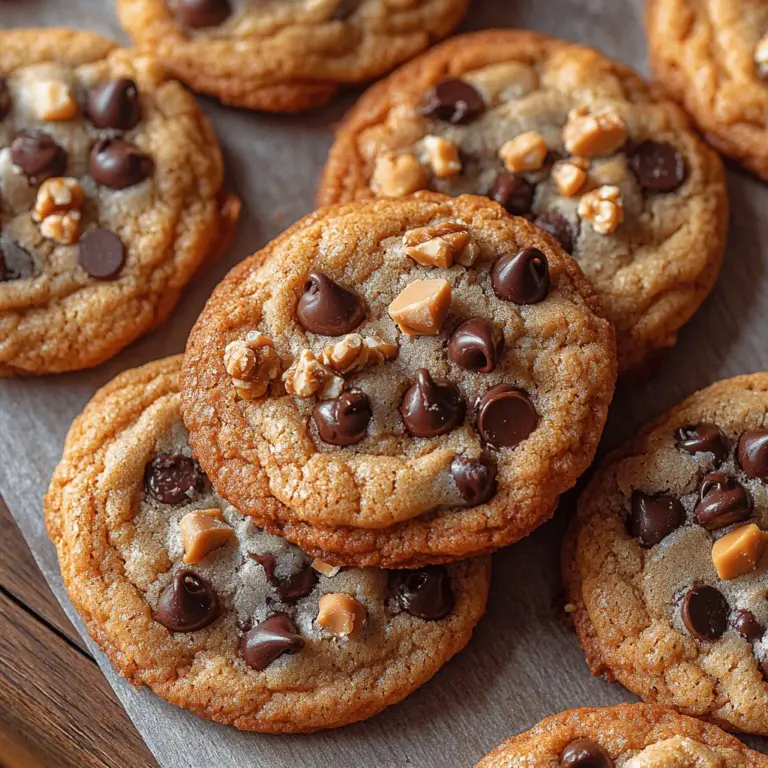 If you’re on the hunt for a cookie that strikes the perfect balance between sweet and savory, look no further than our Butterscotch Bliss Chocolate Chip Cookies. This delightful recipe marries the rich, buttery goodness of butterscotch with the classic comfort of chocolate chips. The result? A cookie that’s not only indulgent but also a treat that will satisfy any sweet tooth. Whether you’re baking for a special occasion, sharing with family and friends, or simply treating yourself to something sweet, these cookies are sure to impress.