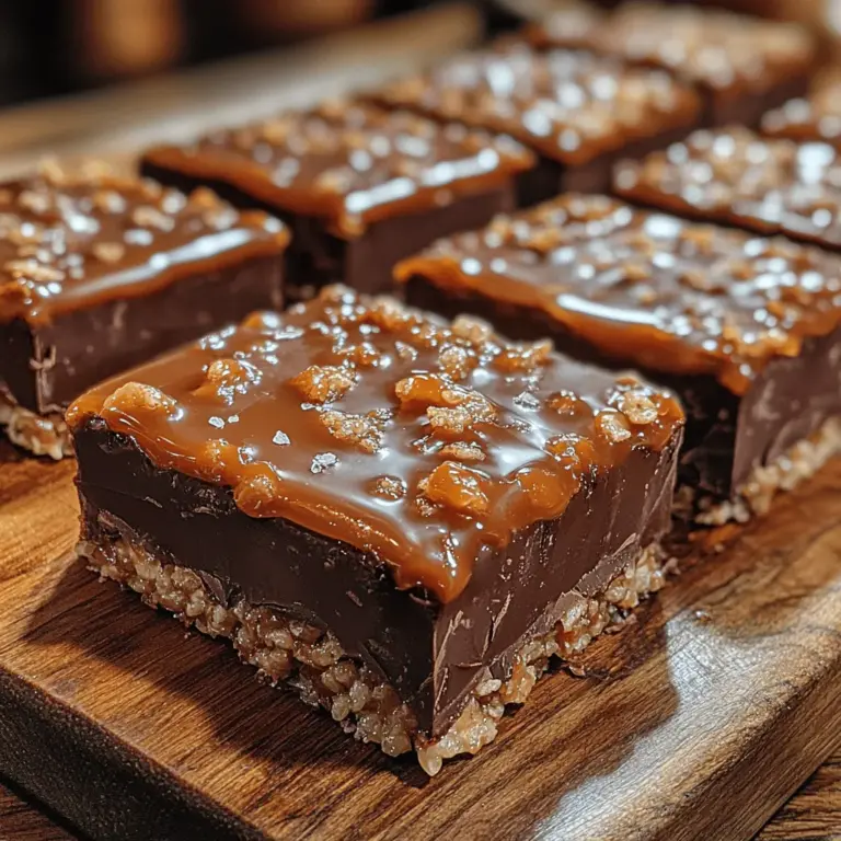Dessert bars have taken the culinary world by storm, quickly becoming a favorite among home bakers and dessert enthusiasts alike. Their irresistible combination of flavors and textures offers an easy way to satisfy a sweet tooth without the fuss of traditional cakes or pastries. Among the myriad of options available, the Decadent Caramel Chocolate Crunch Bars stand out as a particularly delightful treat. These bars encapsulate everything we love about desserts: a rich, indulgent flavor profile, a delightful crunch, and a sweet caramel finish that leaves you craving more.