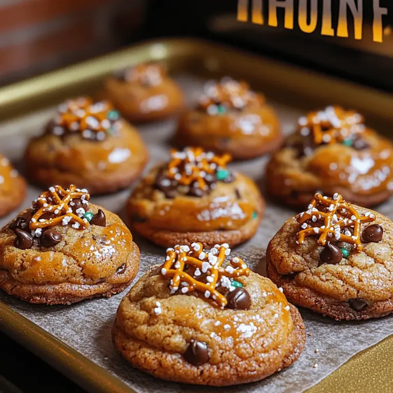 There’s a compelling allure in the combination of sweet and salty flavors, particularly in the realm of desserts. This duo awakens our taste buds, creating a delightful contrast that leaves us craving more. Sweet & Salty Crunch Cookies exemplify this phenomenon perfectly, delivering a scrumptious balance of sweetness from chocolate and sugar, alongside the satisfying saltiness of pretzels and peanut butter. Whether you’re preparing for a casual family gathering, a festive holiday celebration, or simply indulging in a well-deserved treat after a long day, these cookies are sure to impress.