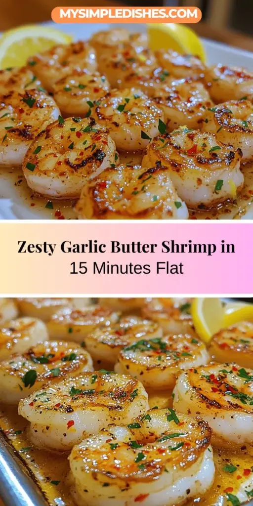 Discover a vibrant seafood delight with this Zesty Garlic Butter Pan-Fried Shrimp recipe! Perfect for busy weeknights or impressing dinner guests, this dish offers succulent shrimp cooked to perfection in a rich garlic and butter sauce, brightened by zesty lemon and a hint of spice. Ready in just 15 minutes, it’s not only quick and easy but also packed with flavor. Enjoy with rice, pasta, or a fresh salad for a complete meal that’s as delicious as it is simple!