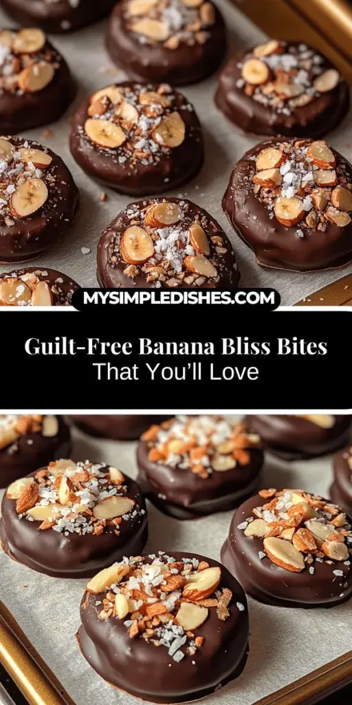 Discover the joy of Banana Bliss Bites, a healthy and indulgent treat that combines the natural sweetness of ripe bananas with the richness of dark chocolate. Easy to make and versatile, these bites are perfect for a guilt-free dessert, refreshing snack, or fun party treat. With nutritional benefits from bananas, dark chocolate, and coconut oil, they’re not just delicious but also wholesome. Customize them with nuts, coconut, and toppings for an extra flavorful twist!