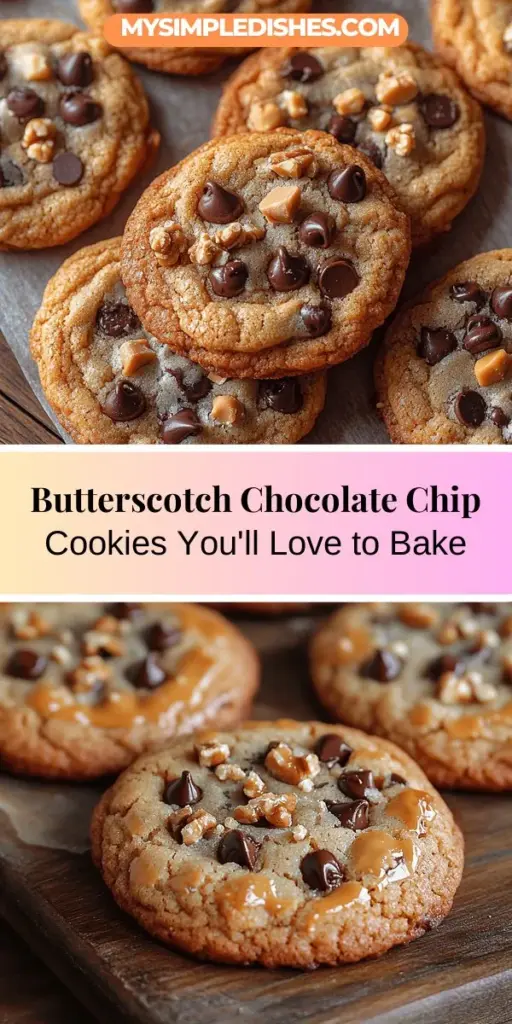 Discover the perfect blend of sweet and savory with Butterscotch Bliss Chocolate Chip Cookies, a delightful treat sure to satisfy any sweet tooth. This easy-to-follow recipe showcases the creamy richness of butterscotch combined with classic chocolate chips, creating a nostalgic yet innovative cookie. Learn about the key ingredients and step-by-step baking techniques that ensure cookie perfection, along with tips for variations and serving suggestions. Bake a batch for yourself or share with loved ones!