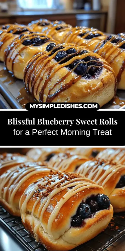 Wake up to the heavenly aroma of Blissful Blueberry Sweet Rolls, a delicious combination of soft, fluffy dough and juicy blueberries. These homemade treats are perfect for breakfast, brunch, or an afternoon snack, elevating any gathering. With a silky cream cheese glaze and nutritious ingredients, you can enjoy a delightful indulgence without preservatives. Discover the joy of baking and share these flavorful rolls with family and friends for a special moment of sweetness.