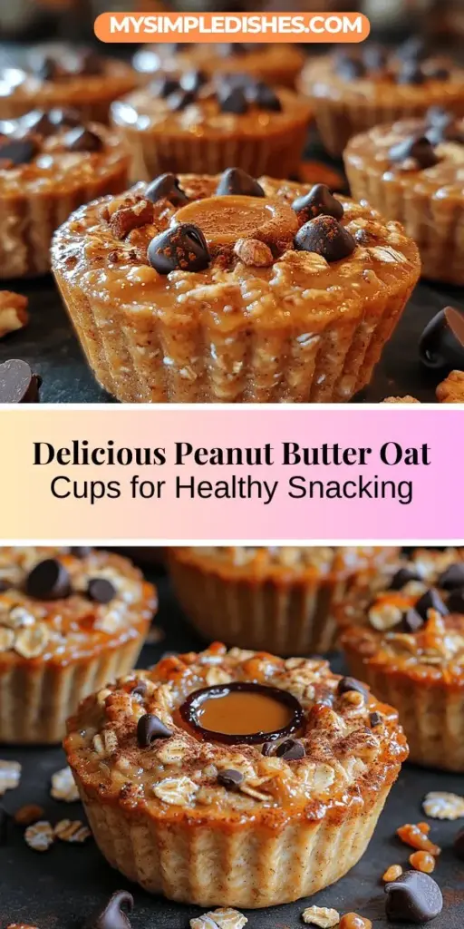 Discover the delicious and nutritious Peanut Butter Oat Cups Delight, the perfect snack for any occasion! Packed with rolled oats, natural peanut butter, and sweetened with honey or maple syrup, these cups are not just tasty but also offer a wealth of health benefits. Easy to make and customizable with your favorite add-ins, they provide a wholesome option for breakfast, post-workout fuel, or a quick afternoon treat. Get ready to enjoy a snack that satisfies cravings and supports your wellness journey!