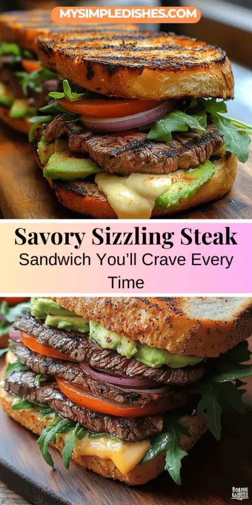 Discover the magic of the savory sizzling steak sandwich, where tender ribeye meets artisanal sourdough, fresh veggies, and a creamy garlic aioli. This gourmet twist on a classic comfort food pleases the palate and is perfect for any occasion. Customize it to your taste with healthy toppings like avocado and arugula, or add a slice of cheddar for an indulgent touch. Explore the art of marinating and cooking steak to perfection, and enjoy a satisfying culinary experience that impresses family and friends.