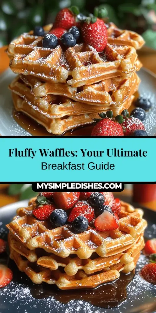 Discover the art of making delightful fluffy waffles with this comprehensive guide that will transform your breakfast routine. Learn the essential ingredients that create the perfect texture, from all-purpose flour to buttermilk, and follow our step-by-step process for mixing and cooking. Explore creative topping ideas to customize your waffles, making each meal an exciting experience. Whether for a cozy brunch or a fun family breakfast, impress your loved ones with homemade waffles that taste amazing and bring joy to the table.