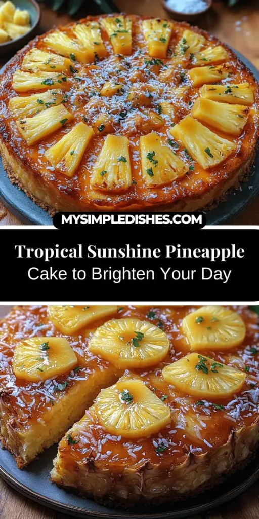 Experience the taste of summer with the Tropical Sunshine Pineapple Condensed Milk Cake! This delicious dessert perfectly blends sweetened condensed milk and crushed pineapple to create a moist, flavorful cake that’s ideal for any occasion. Easy to make, this cake is perfect for family gatherings, barbecues, or simply enjoying a sunny day. Brighten your dessert table and savor the tropical vibes with every delightful bite.